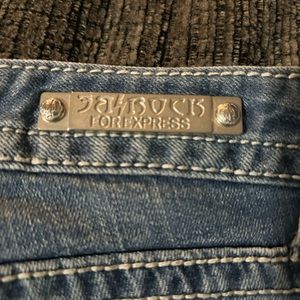 Express rerock flare jeans